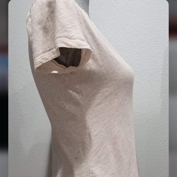 White Vneck Tee - Picture 3 of 3